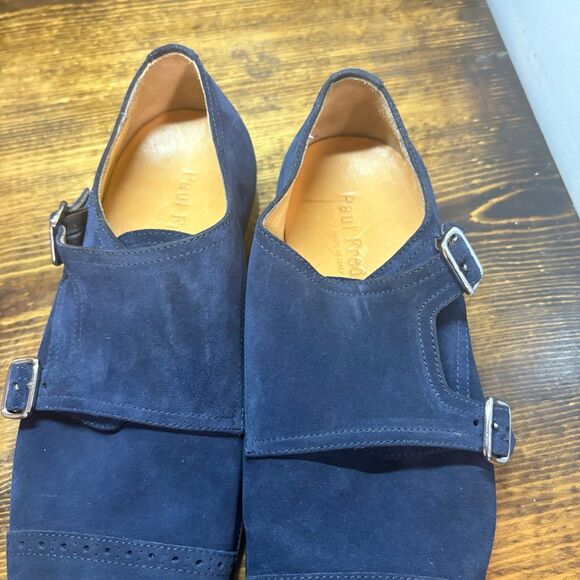 Paul Fredrick ‎ Navy Blue Oxfords Size 10 main image 7